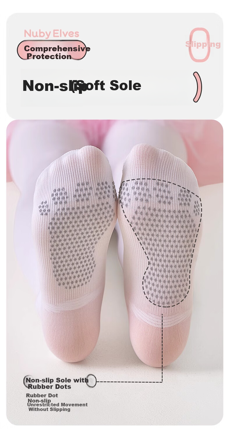 Dingguagua Children's Dance Tights Summer Pantyhose Girls Ballet Practice Socks White Leggings Stockings 4