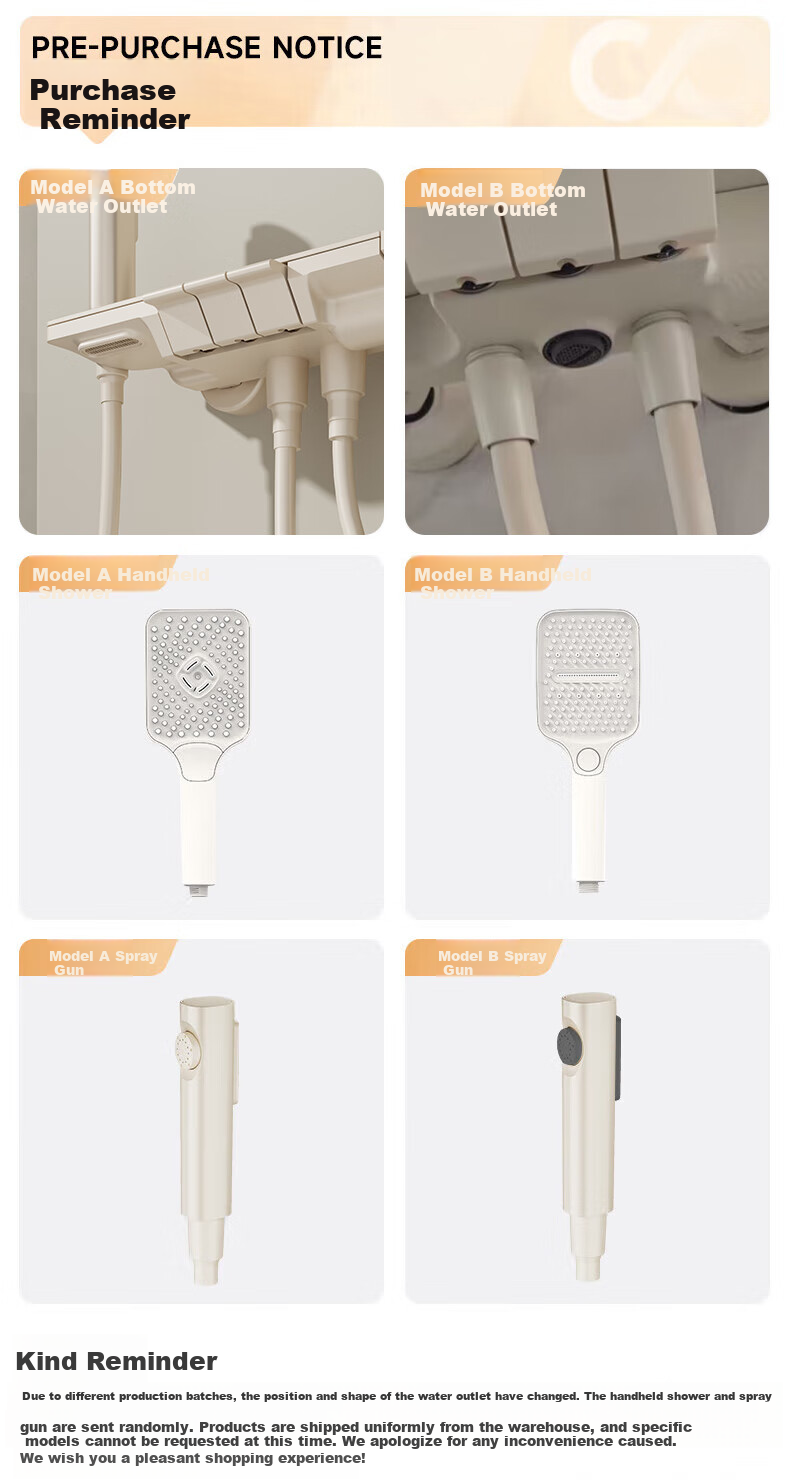 Micoe Four Seasons Shower Set A118 Three-Function High-Pressure Shower Head Bathroom Shower Kit 1