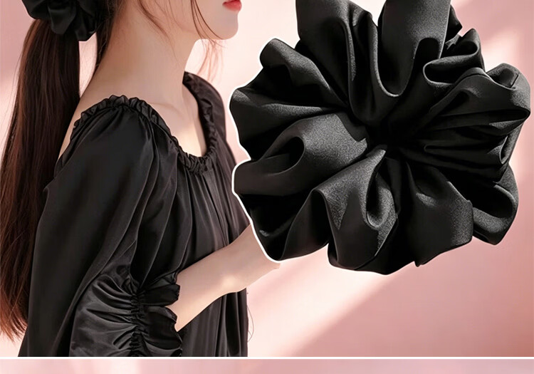 Meiyanji Large Intestine Hair Tie for Women High Elasticity Ponytail Holder Premium Hair Rope Zhao Lusi Style 2