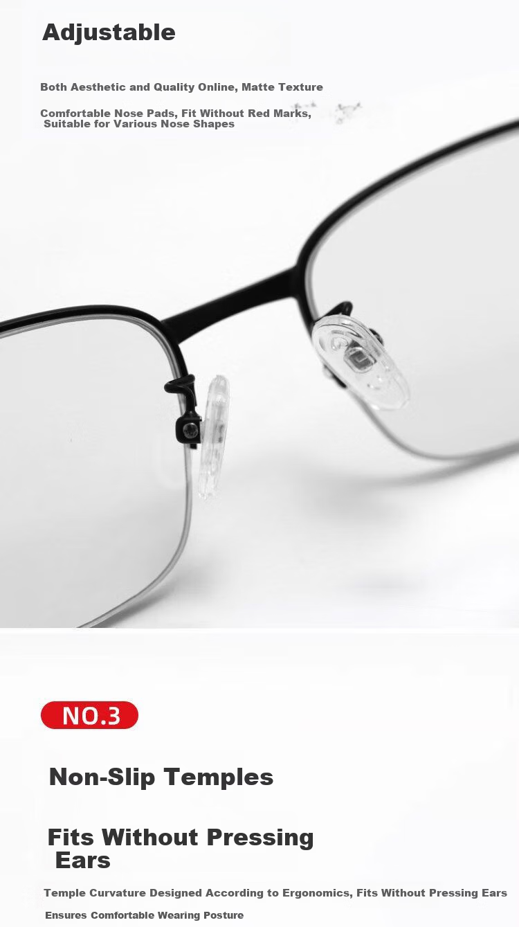 Mumujian HD Presbyopic Glasses Blue Light Blocking Multifocal Auto-Focus Reading Glasses for Men and Women 10