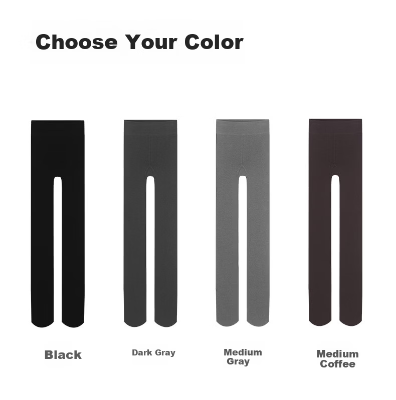Xiao Ye He Zi [Yang Mi Same Style] Wool Cotton Warm Autumn Winter Thermal Leggings Thickened Fleece Lined Tights for Women 21