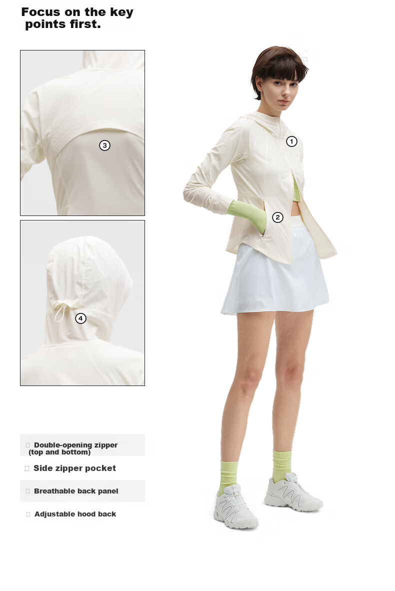 Bananain [Liu Haocun Same Style] Liangpi 501UV Air Women's Sunscreen Jacket Summer New UV Protection Coat 2
