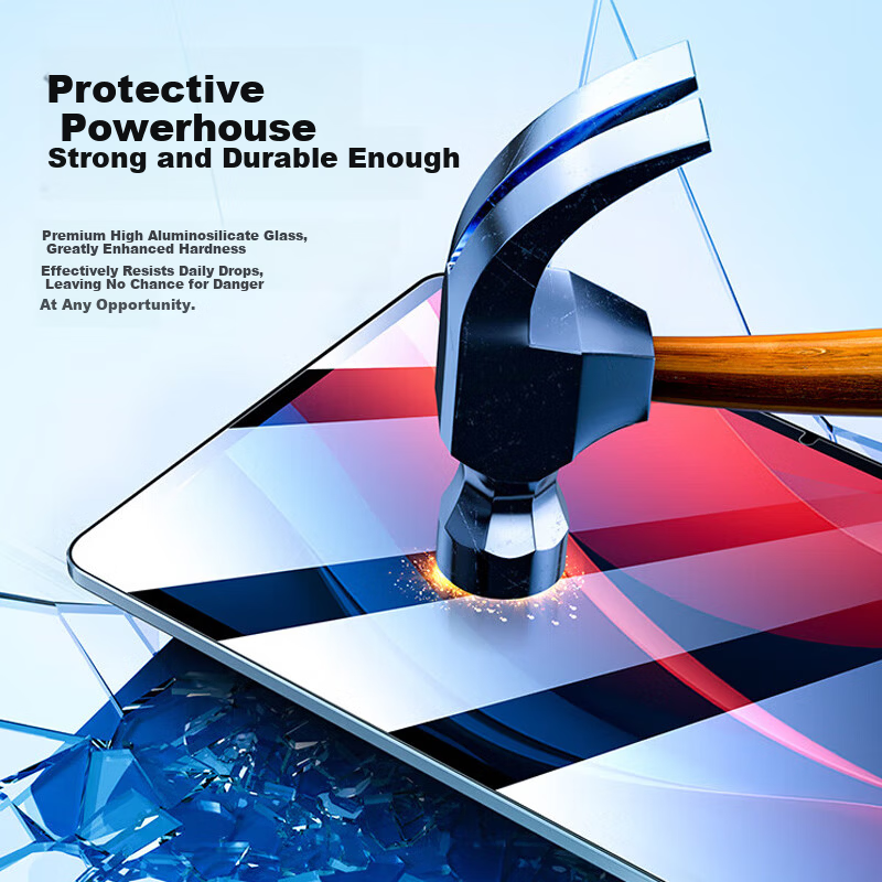 ALittleFlower Tempered Glass Screen Protector for Lenovo Xiaoxin Pad 11-inch 2024/2025 Model, 11.1-inch Tablet Protective Film, HD Anti-Fall, Anti-Fingerprint, Scratch-Resistant Screen Protector