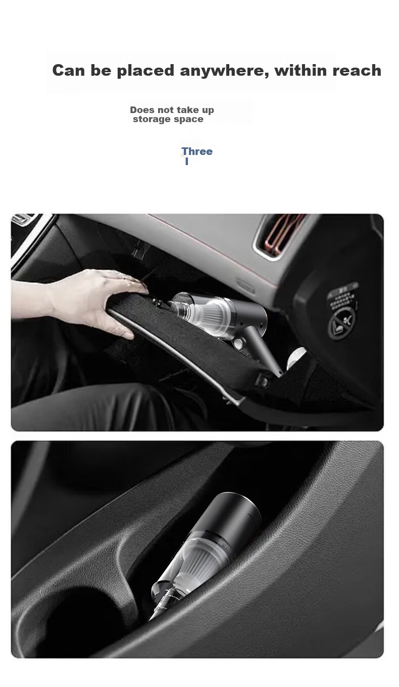 YOMO Car Vacuum Cleaner High Power Wireless Handheld Portable Small Car Home Vacuum F6001 7