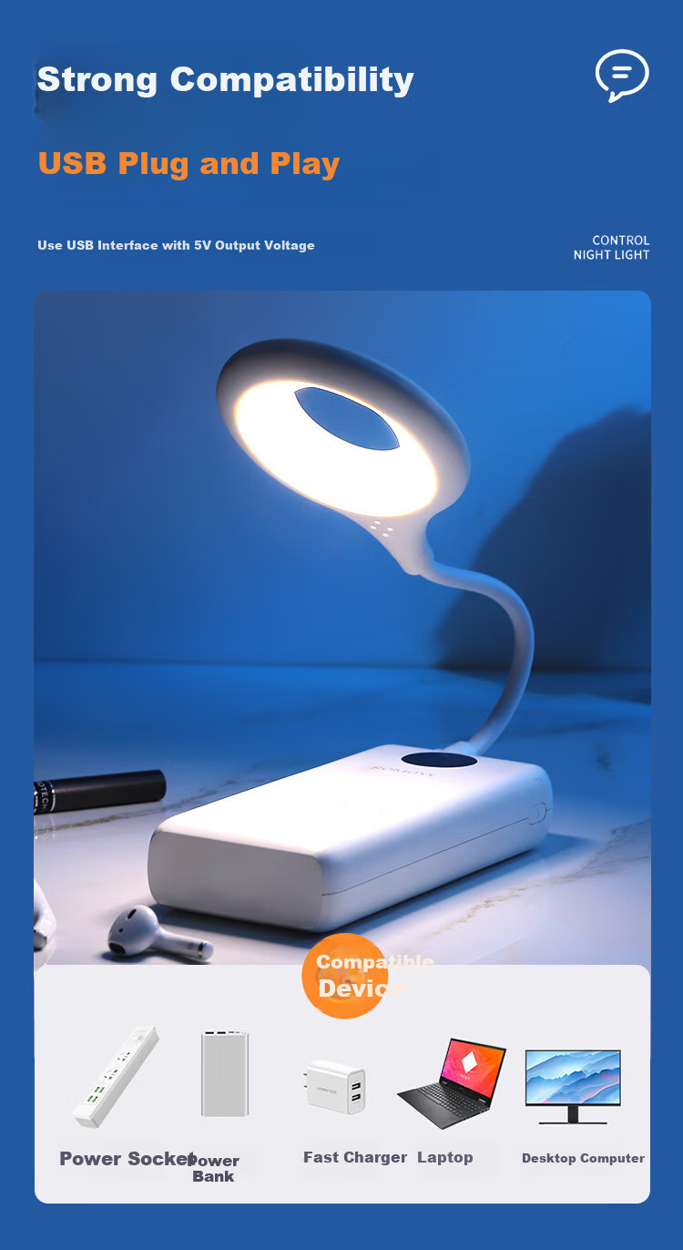 Dengling Plug-in Energy-saving Night Wall Lamp Baby Feeding Eye Protection Children's Sleep Companion Remote Control Bedside Bedroom Sleep Lamp 5