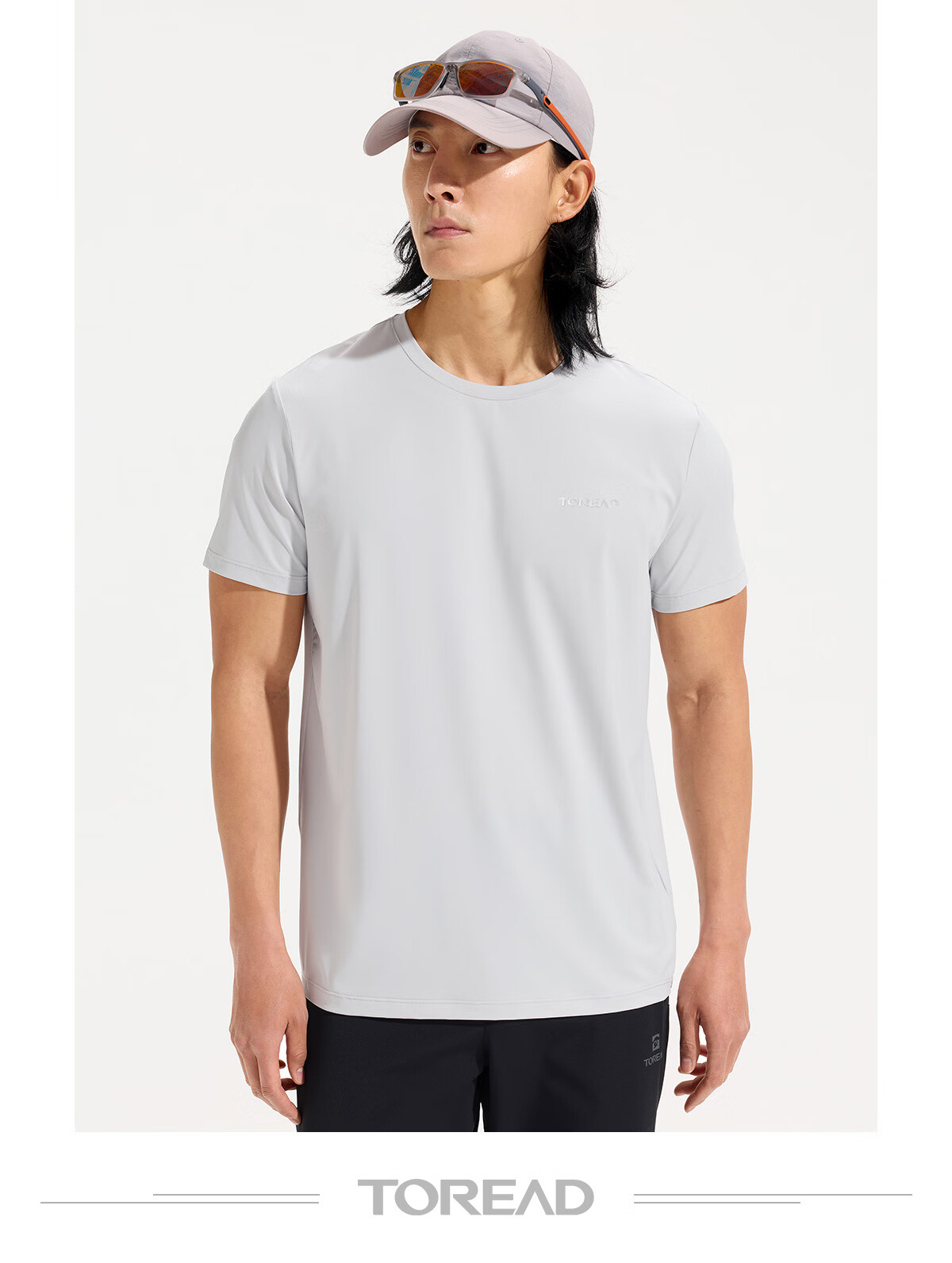 TOREAD Quick-Dry T-Shirt 26 Spring Summer New Couple Breathable Short Sleeve Sun Protection Round Neck Stretch Sports Top TAJJBO81754 24