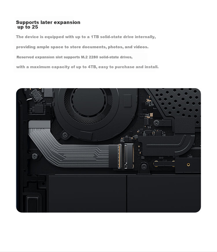 Xiaomi Book Pro 14 Ultra-thin Laptop 3rd Gen Core Ultra5-338H 32GB 1TB White 3.1K 120Hz Touchscreen 25