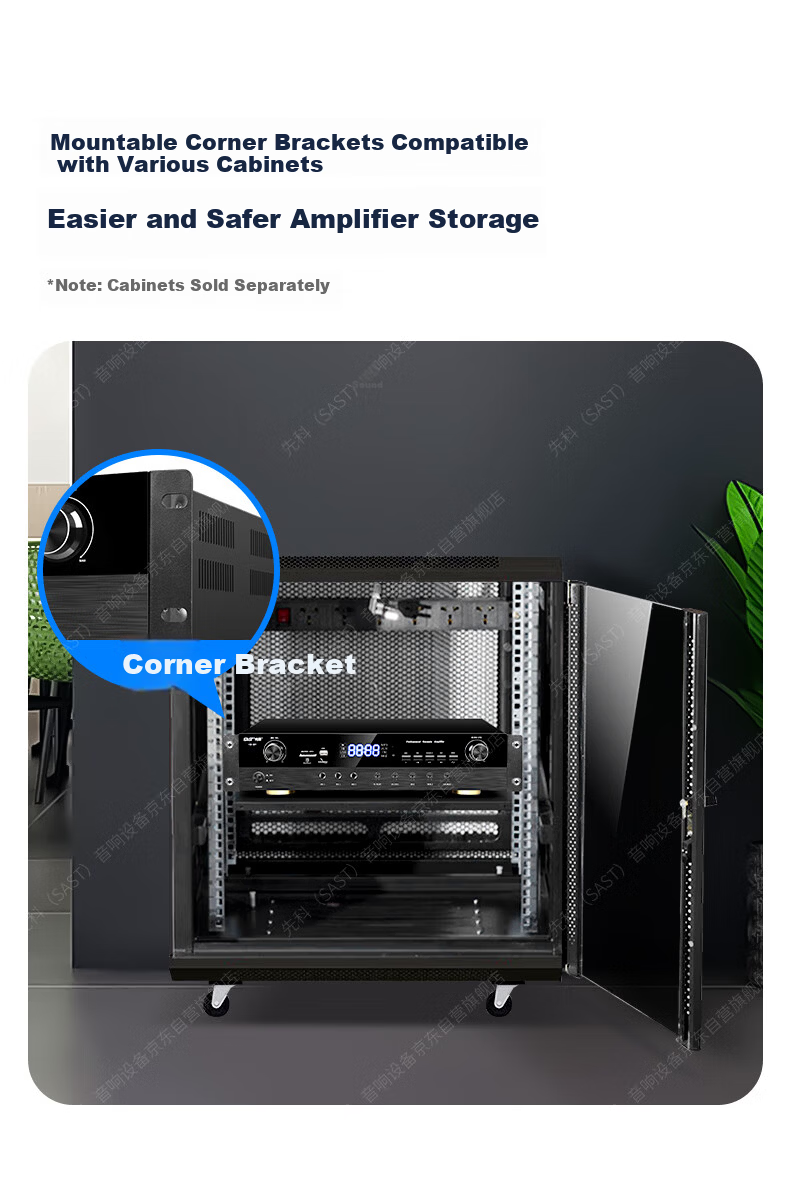 SAST Professional Pure Amplifier, High-End Hifi Stage Wedding Home Performance KTV Dual-Channel High-Power Audio Amplifier MV-400Axs 4