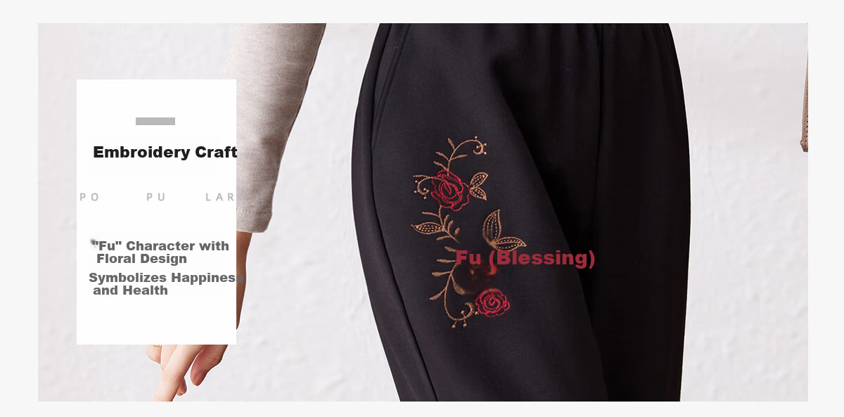 YUZHAOLIN Mom's Pants Spring And Autumn Casual Trousers Middle-Aged And Elderly Women's Straight-Leg Grandmother Pants Y23KK2624 3