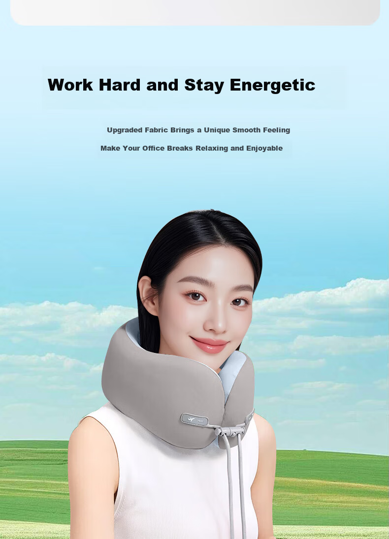 Yilafu U-Shaped Neck Pillow Cervical Support Memory Foam Travel Headrest for Airplane Car Nap Sleep Aid 15
