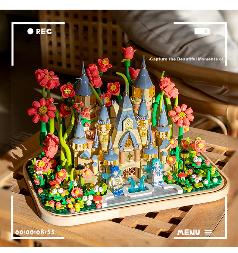 Feimi (Femibox) Compatible with LEGO Children's Building Blocks Toy, Birthday Gift for Boys And Girls, Fuyu Building Block Vase S2261 9