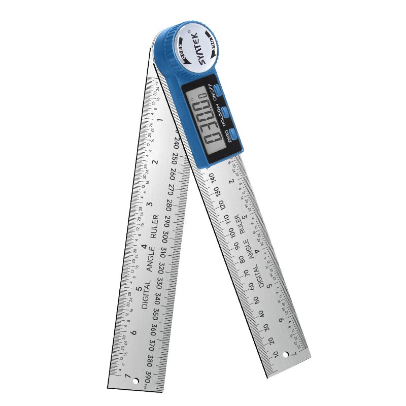 SYNTEK Electronic Digital Angle Ruler, High-Precision Angle Ruler, Multi-Functional Industrial Measuring Instrument, 200mm