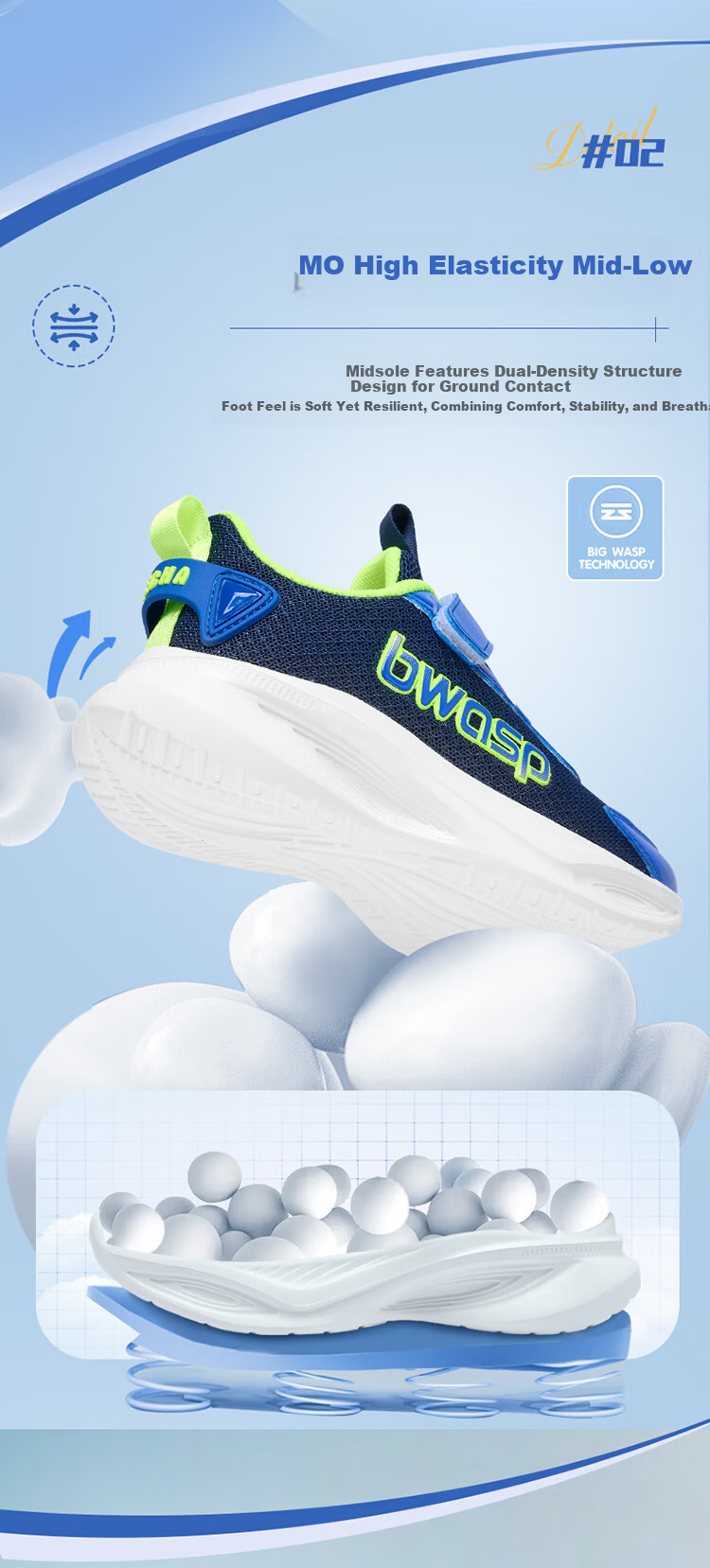 Bumblebee Kids Shoes 2026 Spring Boys Sports Shoes Girls Running Shoes D112531683 White Orange Yellow Size 42 7