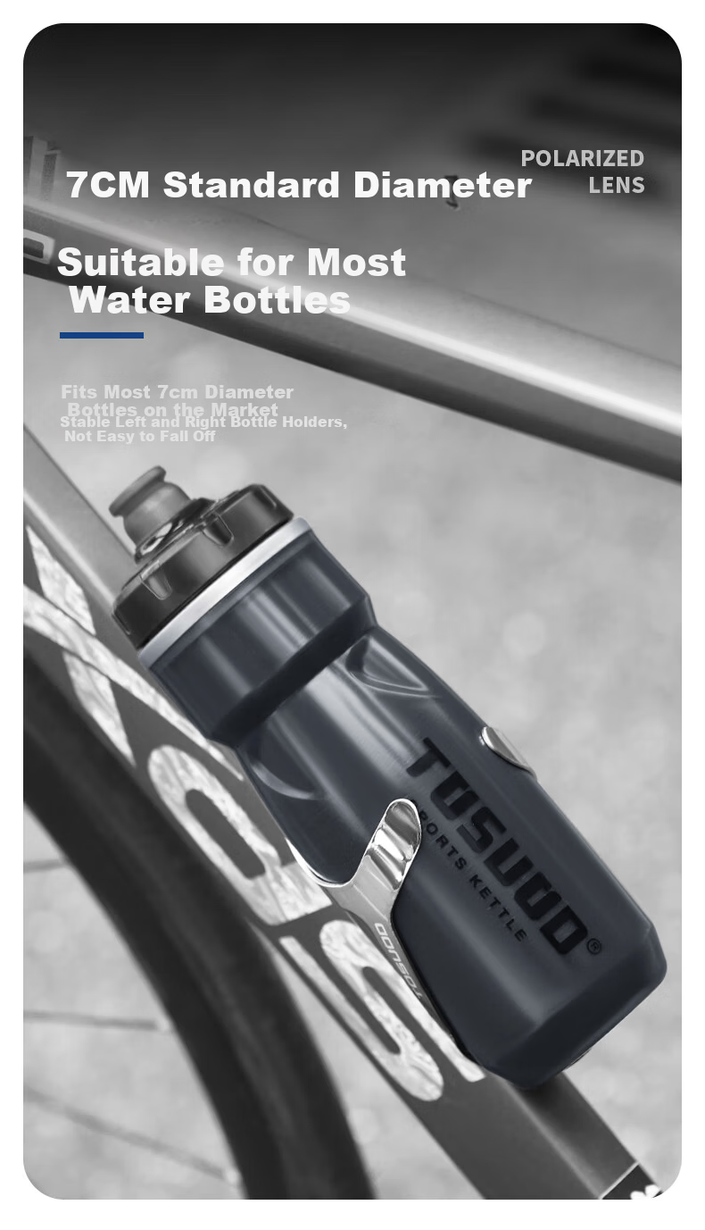Tas Captain Bicycle Insulated Water Bottle Mountain Road Cycling Sports Ice Preservation Outdoor Bike Gear White 7