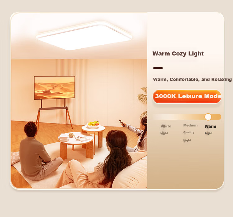 Haishibao Ceiling Light Living Room Main Light Full Spectrum Eye Protection LED Simple Fixture 30㎡ Suitable 150W All-Inclusive Price 53