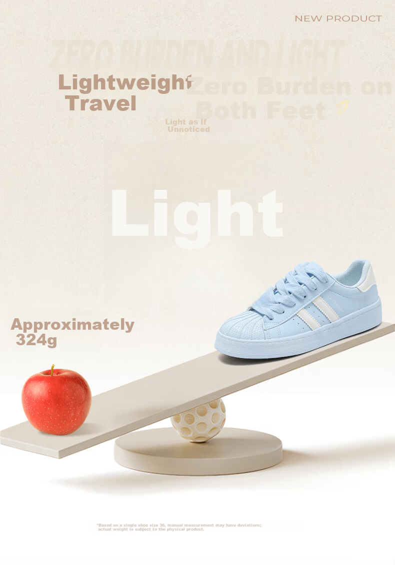 La Chapelle Women's Casual Sneakers Soft Sole Sport White Shoes A080BR White Size 39 4