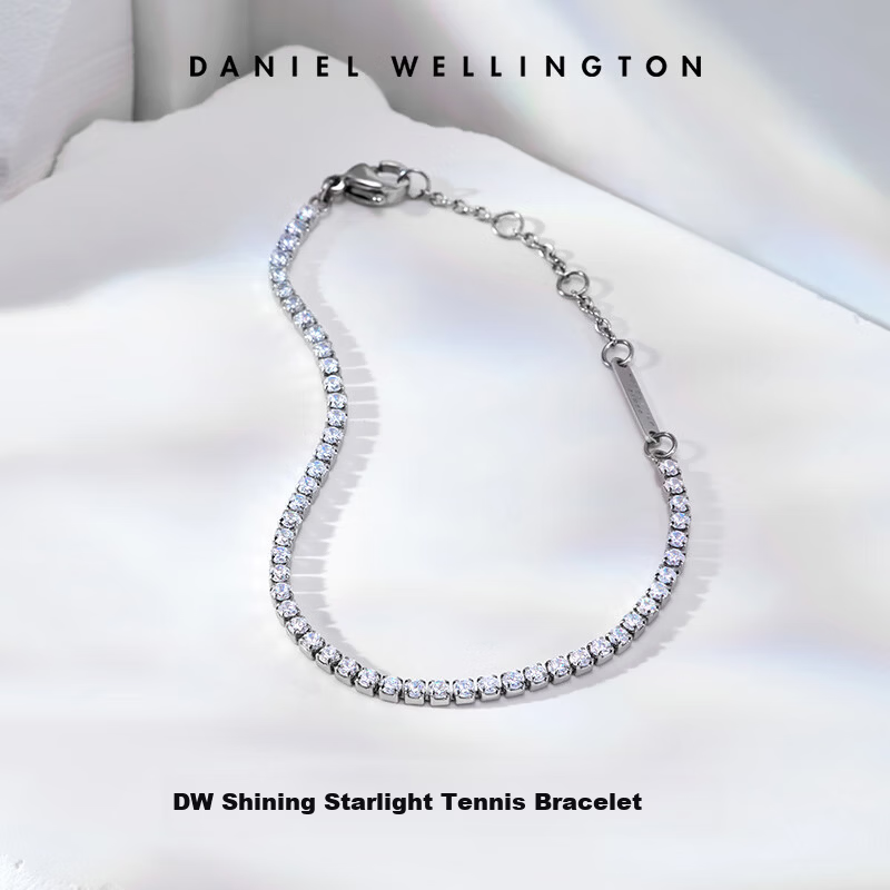 Daniel Wellington DW Ma Sichun Edition Starlight Tennis Bracelet Silver Fashion Luxury DW386