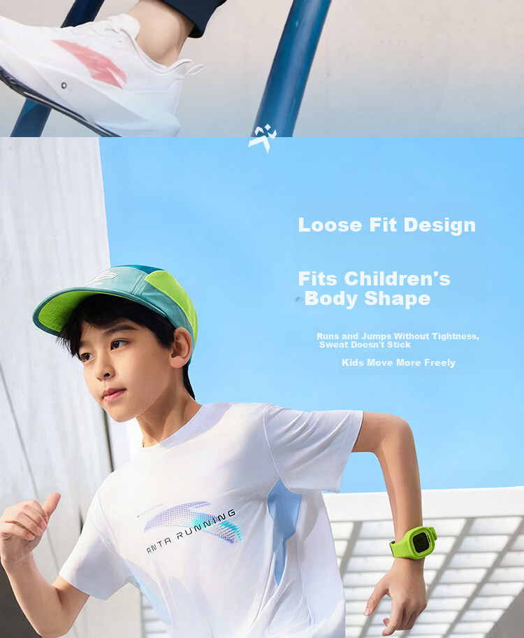 Anta Kids Pants Boys Girls Big Kids 2026 Summer Loose Breathable Quick-Dry Jogger Sports Trousers A72626706 7