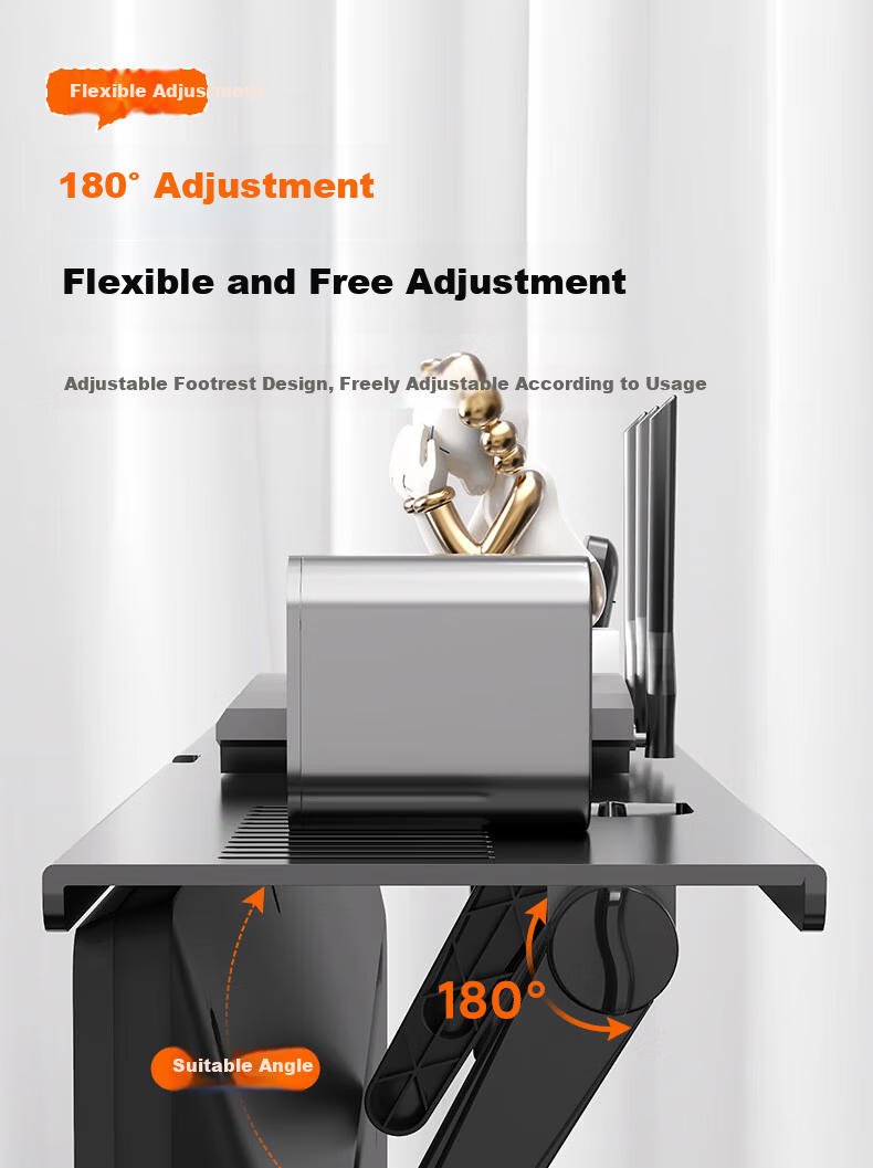 Beishi Set-Top Box Storage Rack TV Set-Top Box Holder Remote Control Organizer Router Stand Monitor Shelf Combo Set 9