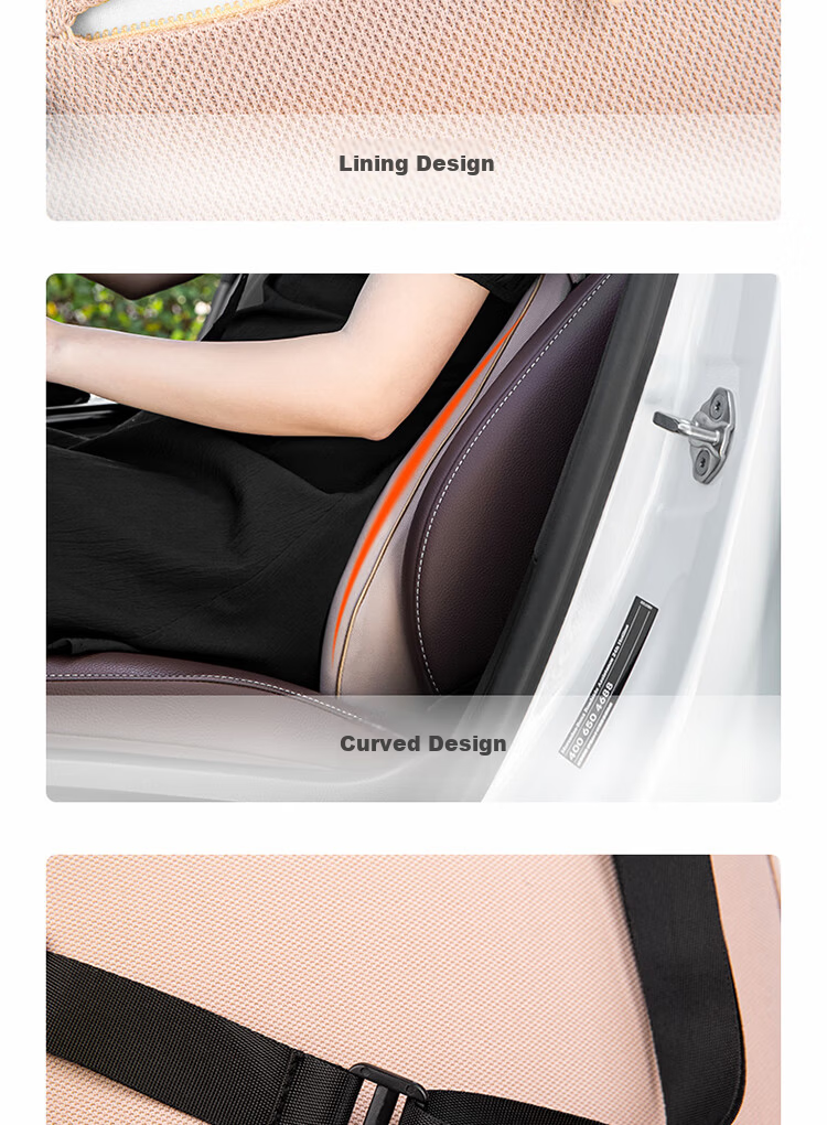 Deli Car Headrest Memory Foam Ergonomic Long-Sitting Nap Pillow Neck Support Adjustable Xiaomi Tesla Universal 3