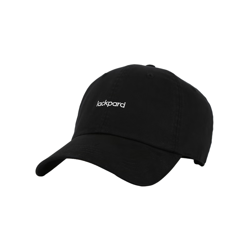LACKPARD 2026 Spring Summer New Baseball Cap High-Weave Combed Cotton Soft Non-Collapsible Portable Storage Versatile Black