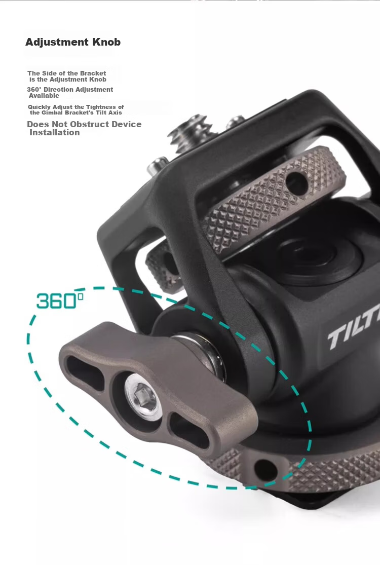 TILTA Iron Head Snail Gimbal Monitor Mount Camera Cage Expansion Bracket Magic Arm Universal Accessory [Cold Shoe Version] 5