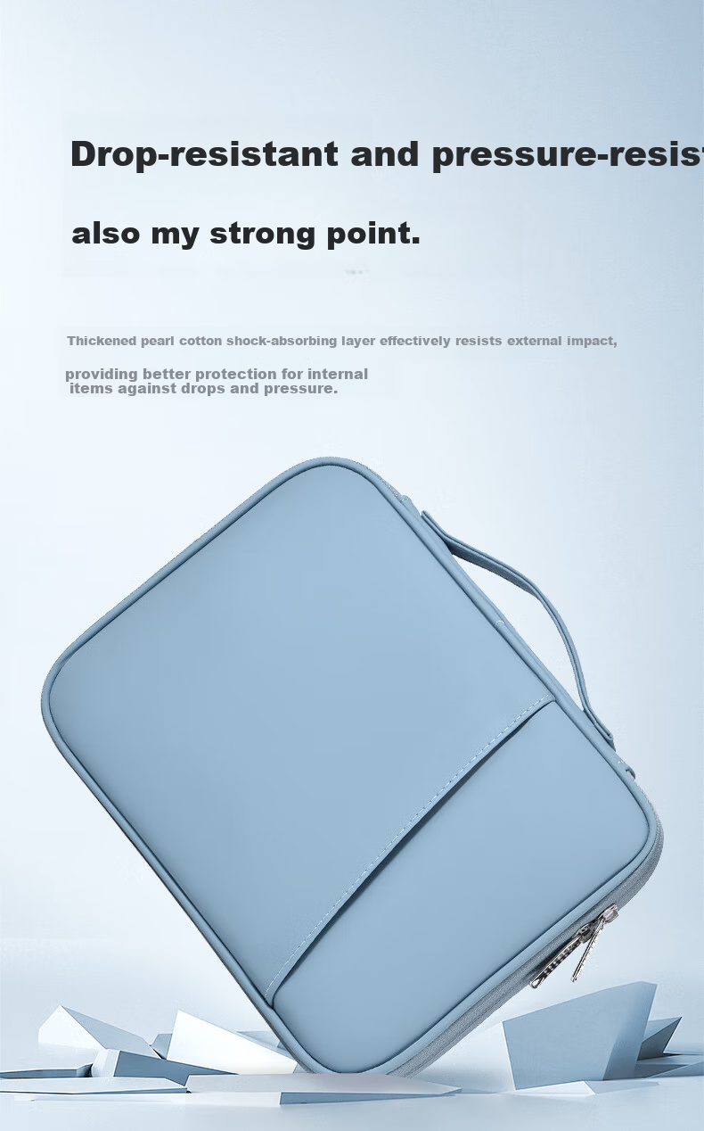 DiYi Workshop Tablet Case for Apple iPad Air 9/11, Huawei MatePad, Xiaomi 7 Pro, Lenovo Legion Y700 Protective Sleeve with Data Cable Digital Accessories Storage Bag 2