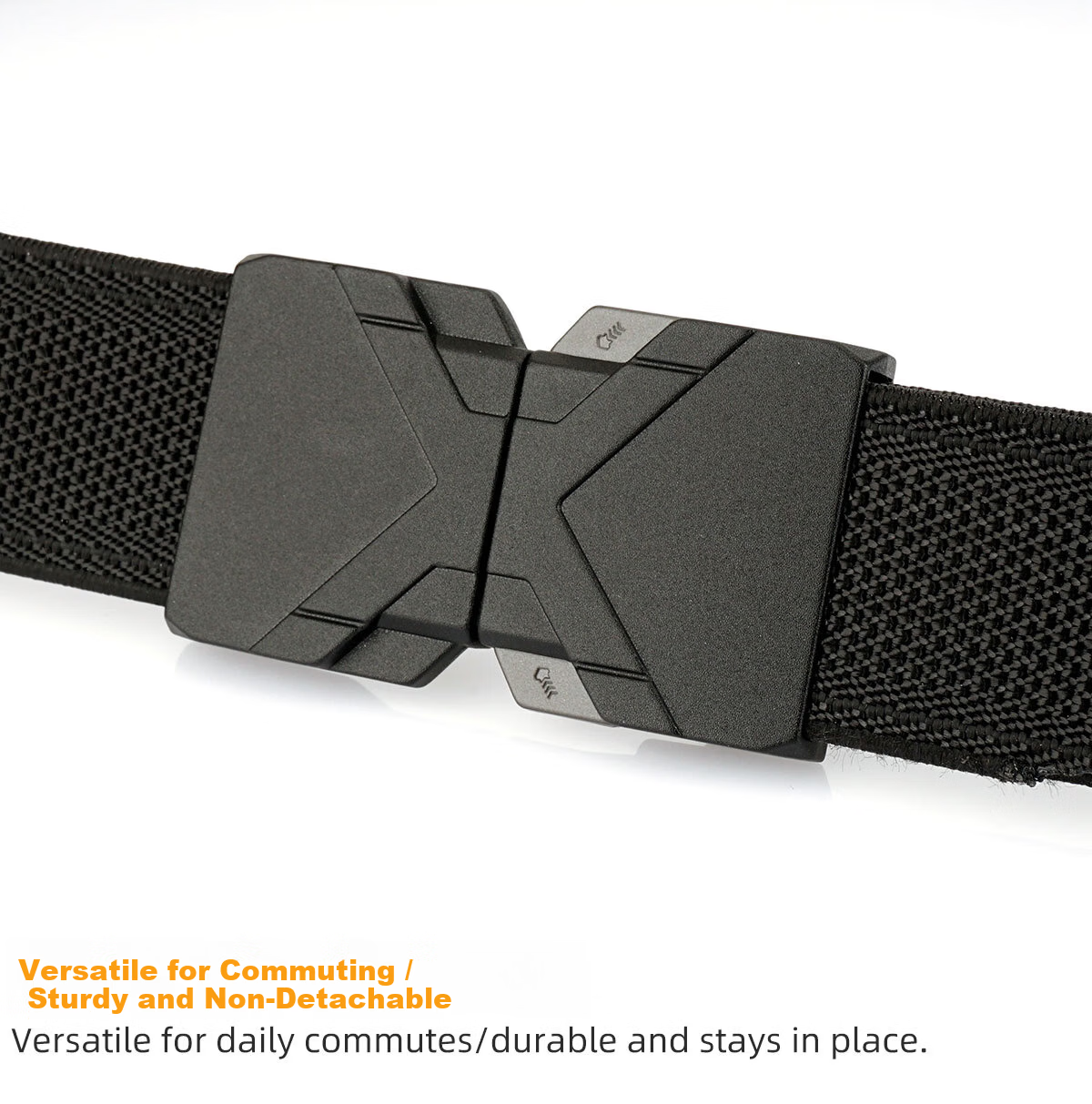 Aoweimei Tactical Elastic Belt Men's New Outdoor Quick-Release Buckle Canvas Nylon Woven Stretch Waist Belt 13