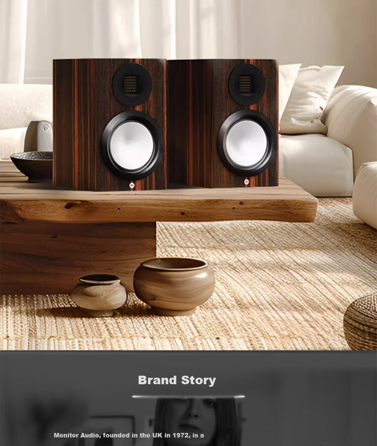 Monitor Audio Gold 50 6G Passive 6-Inch Bookshelf Speaker Matte White UK Import HiFi High Fidelity 18