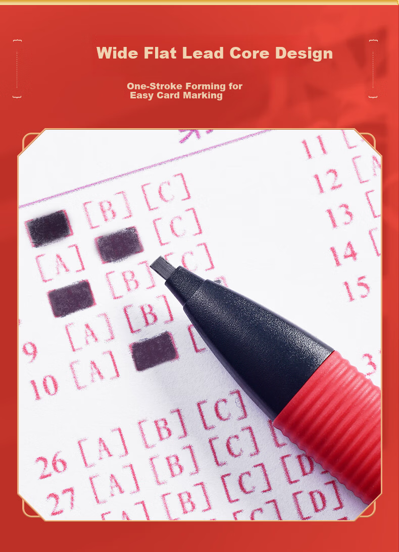 M&G Stationery 2B Exam Automatic Marking Pencil, Student Mid-Term Exam Special Automatic Pencil, Mechanical Pencil, 12 Pieces/box AMP33701 4