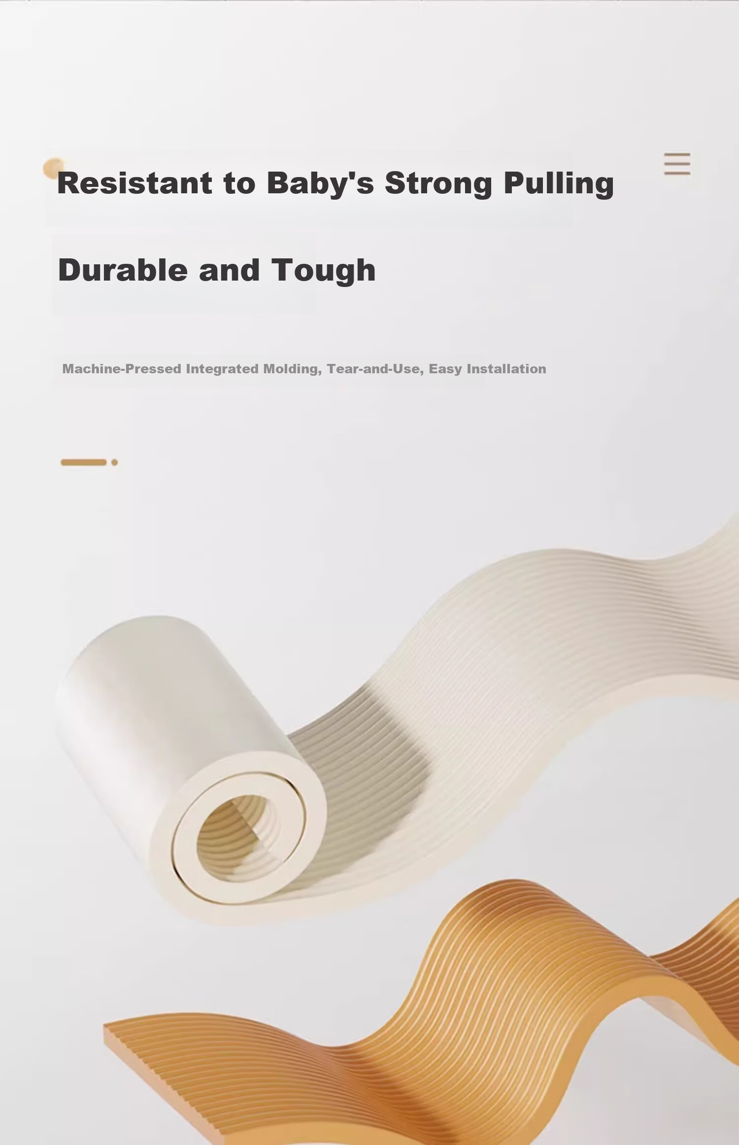 YOUBEISHI 2m Edge Guard Bumper Strip Thickened Corner Cabinet Door Protective Strip for Kids Play Mat Assembly 17