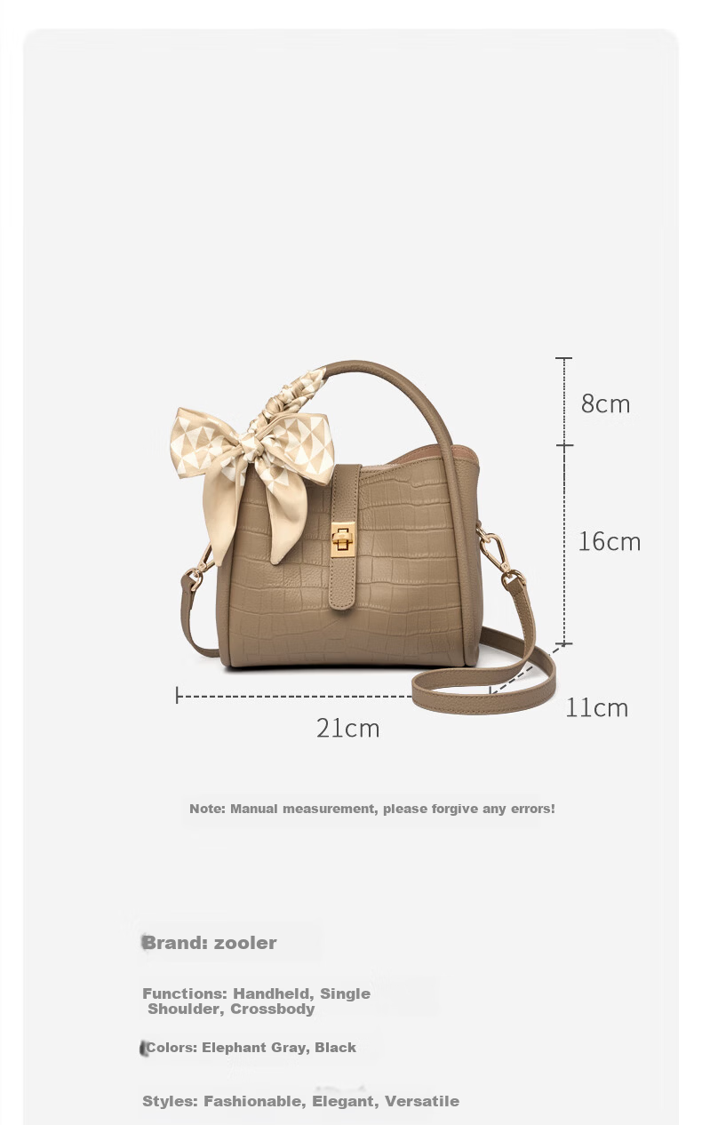 Zhuer Women's Handbag 2026 New Leather Tote Shoulder Bag Crossbody Bag Birthday Mother's Day Gift for Mom 5