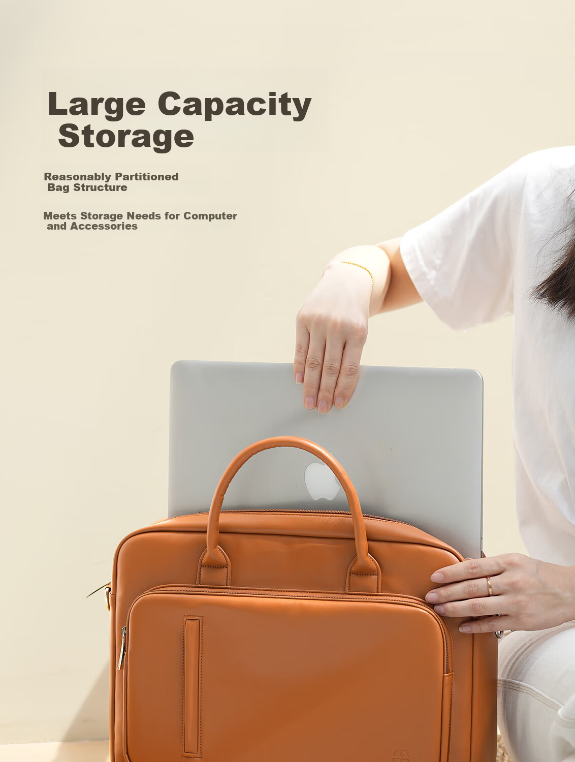 Taikesen Laptop Bag for Huawei 16-inch, Apple, Lenovo 15.6-inch, High Capacity, Stylish Unisex 7