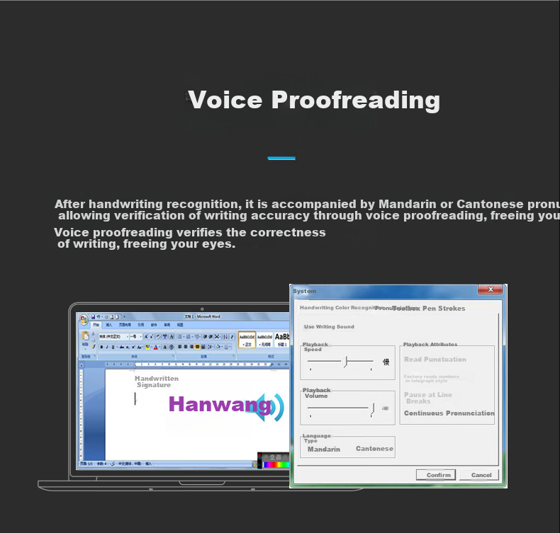 Hanvon Dual Wireless Large General Voice Version 2.0, Remote Education Electronic Whiteboard, Presentation Writing Tablet, Electronic Whiteboard with Voice Input, Computer Writing Pad, Writing Board 6
