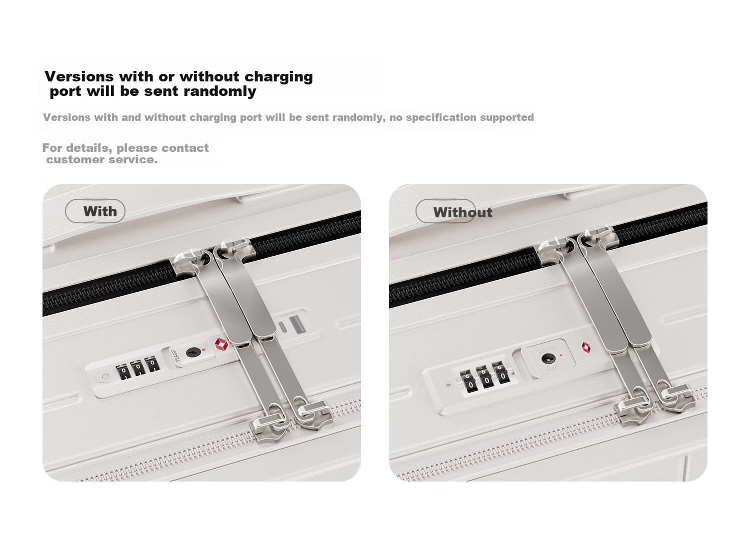DTA Luggage Suitcase Women Front Open Multifunctional Wide Rod Travel Case Password Leather Box Men White 20 Inch 3