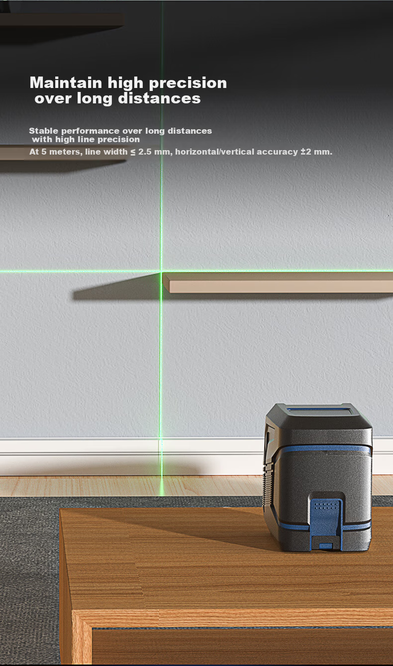 Dongcheng Second-Line Small Horizontal Level High-Precision Infrared Green Laser Strong Light DIY Mini Line Projector FF10-11B 3