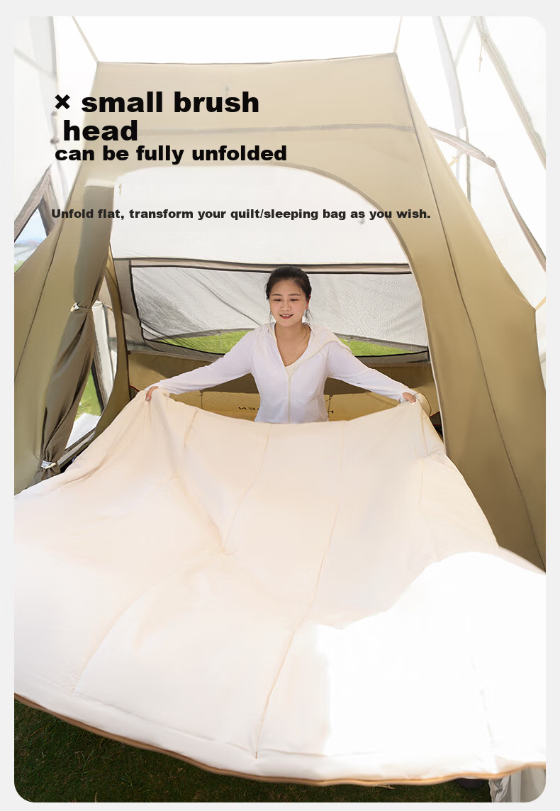 MOBIGARDEN Xiangyun Sleeping Bag 1.4 Outdoor Camping Connectable Single Warm Envelope Sleeping Bag NX25662007 Pine Green 7