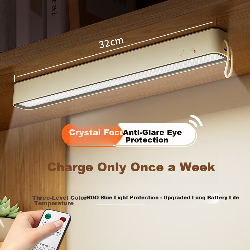 DUPAI Eye Protection Desk Lamp Study Bedroom Bedside Magnetic Student Dormitory Rechargeable Cool LED Night Light