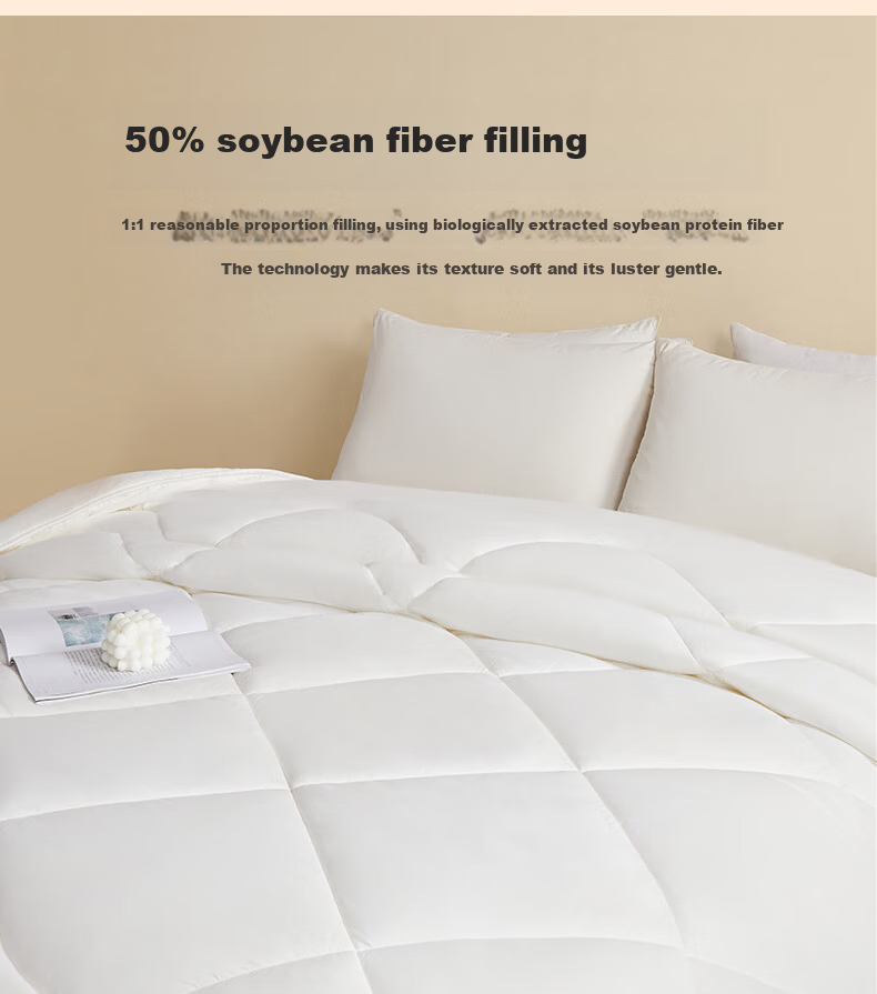 BEYOND Home Textiles A-Class Antibacterial 50% Soybean Quilt Double Extra Large Spring and Autumn Quilt Core Approx. 4.6 Jin 200*230cm 4