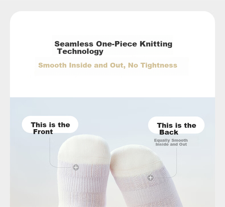 Babycare Kids Socks Boys Cotton Socks Girls Banana Socks Spring Summer Antibacterial Breathable Guava Soda M 6