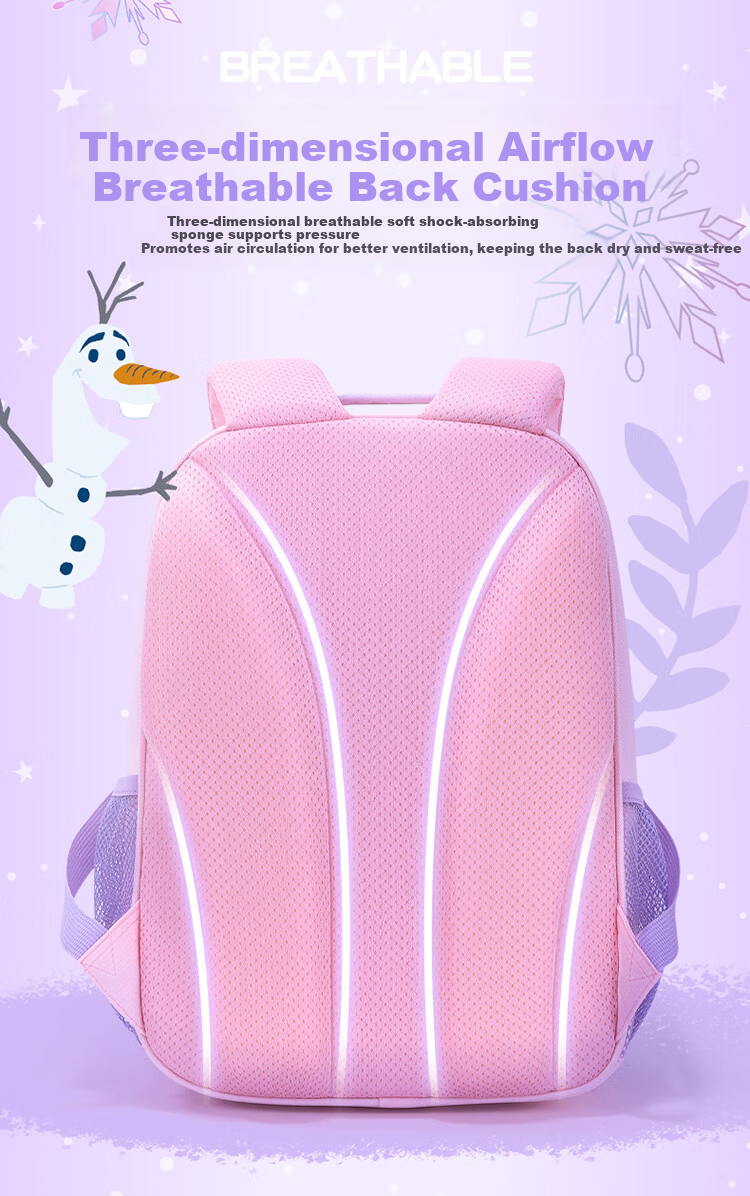 Disney Backpack for Elementary Students Grades 1-3-6 Lightweight Breathable Large Capacity Comfortable Kids Boys Girls School Bag 10