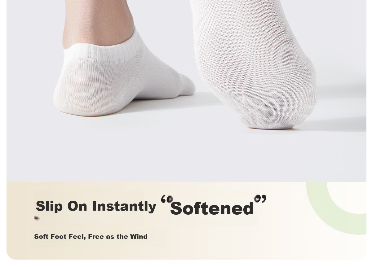 Freego Disposable Bamboo Fiber Socks for Men and Women, Business Casual Travel Portable Antibacterial Breathable Black, 10 Pairs 9