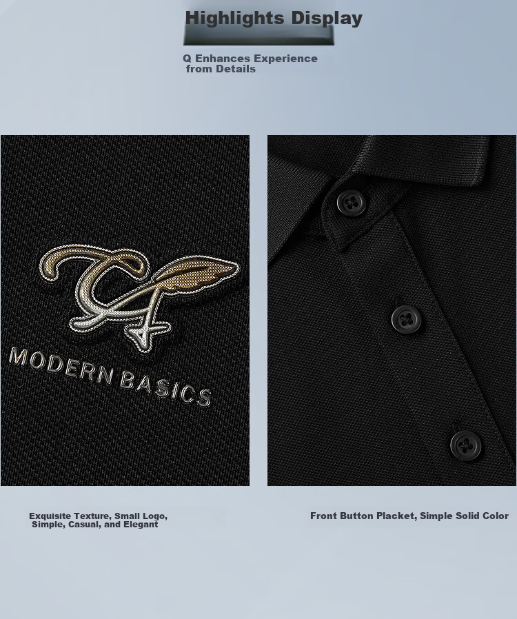 HLAHLA Men's Short Sleeve Polo Shirt 26 Summer Light Business Chic Ageless Series 3