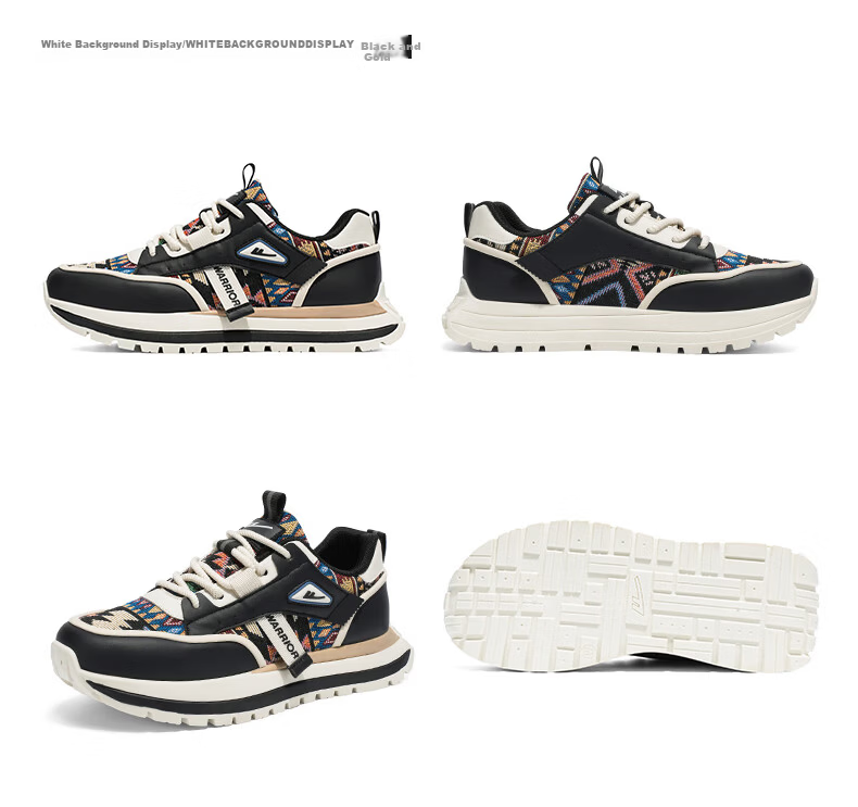 Warrior Men's Sneakers 2025 Summer New Sports Casual Shoes Versatile Thick Sole Height Increasing Shoes for Men Beige Color 39 24