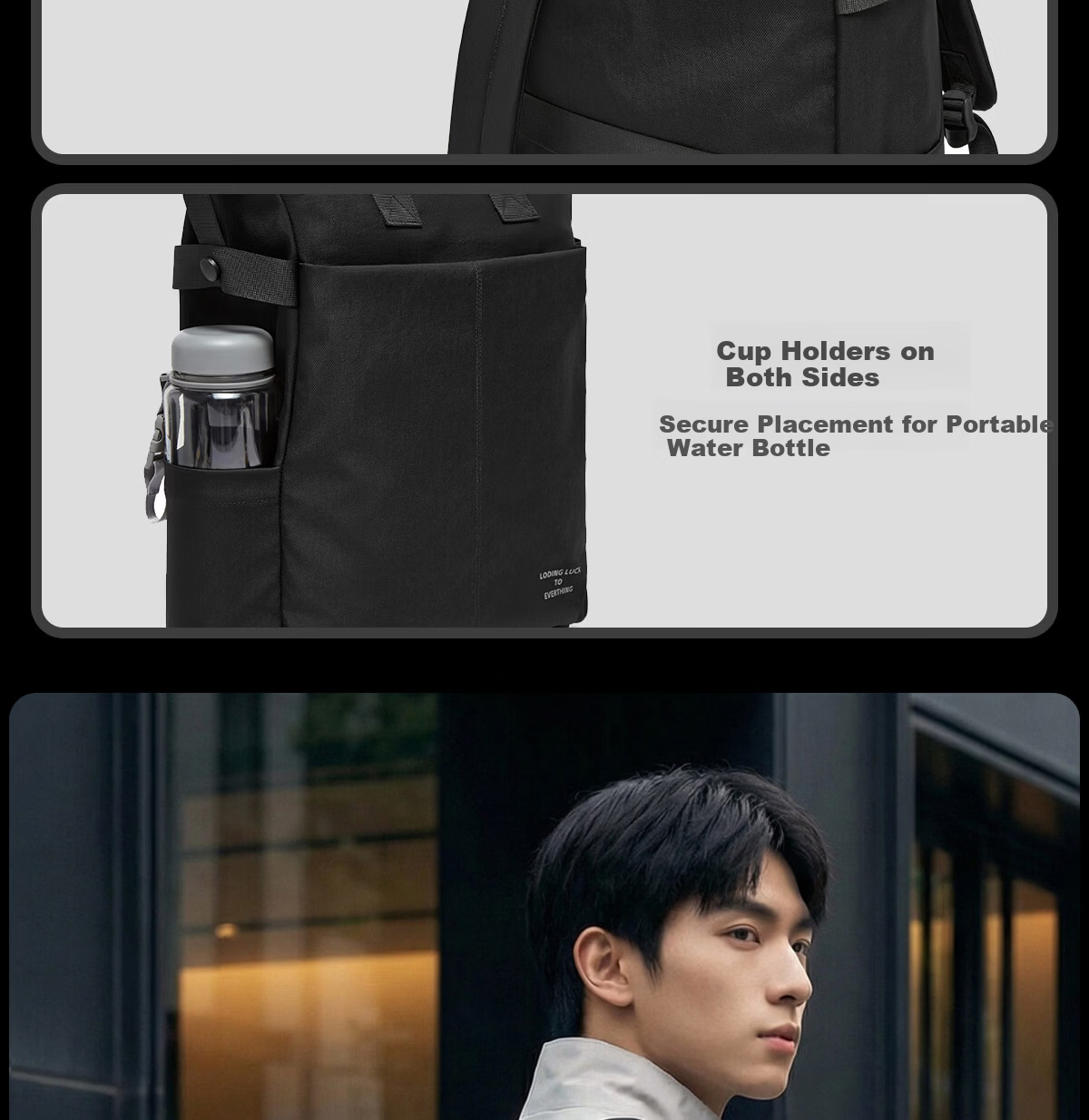 JINSHIWQ 16-inch Laptop Backpack Lightweight Stylish Commuter Bag for Men and Women Business Travel Handheld College Student Backpack 14