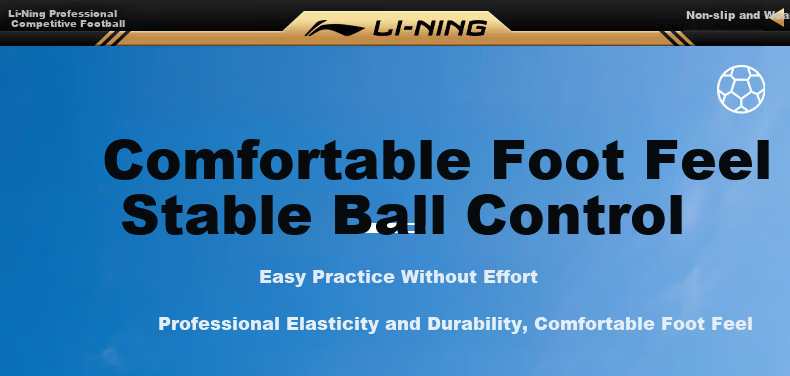 Li-Ning Football Size 4 Children's Standard Match Training Soccer Ball for Primary and Middle School Students Ages 3-12 16