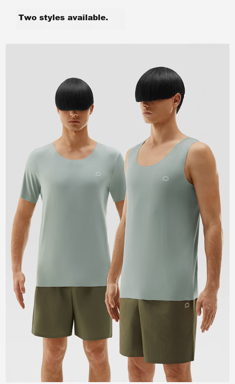 Bananain Sisi 508S Men's Modal Stretch Fit Vest Ice Silk Cooling Sleeveless Base Shirt Summer Pajamas Homewear 17