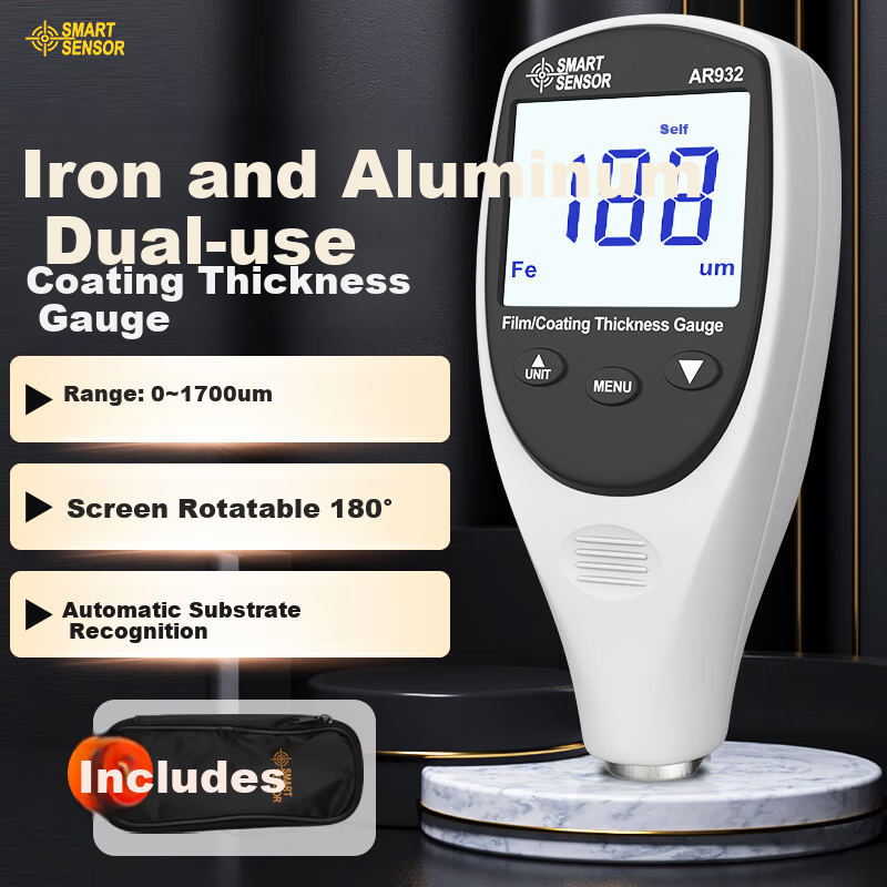 CEM AR932 Coating Thickness Gauge Paint Thickness Gauge Galvanized Layer Paint Surface Tester Automotive Paint Film Meter