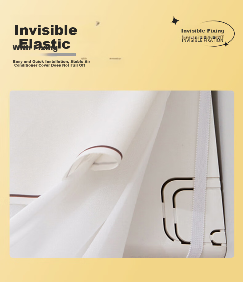 Leland Air Conditioner Dust Cover Maternity Windproof Curtain 1.5P-2P Multi-Brand Universal Air Conditioner Dream Home L1162 6