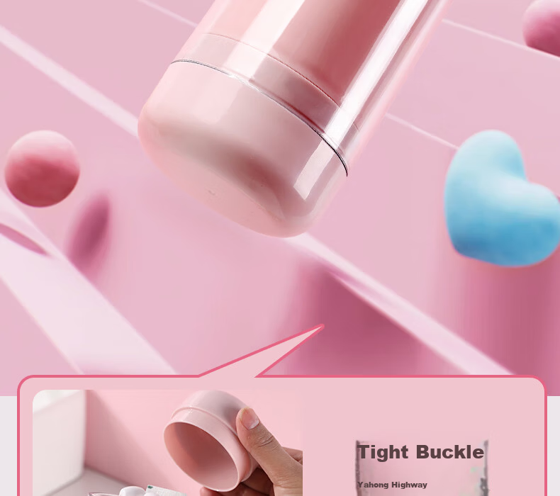 Etravel Travel Toothbrush Toothpaste Rinse Cup 3-in-1 Portable Toiletry Set Pink 9